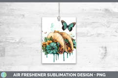 GorgeousBS05 Teal Drips Air Freshener design.