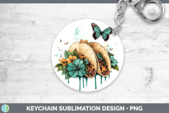 GorgeousBS05 Teal Drips Keychain design.