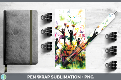 GorgeousBS06 Bookshelf Pen Wrap design.