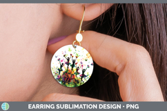 GorgeousBS06 Bookshelf Round Earrings design.