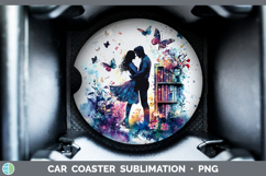 GorgeousBS06 Bookshelf Car Coaster design.