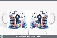 GorgeousBS06 Bookshelf Mug Wrap design.