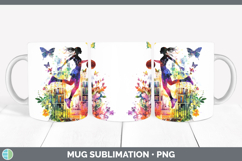 GorgeousBS06 Bookshelf Mug Wrap design.