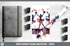 GorgeousBS06 Bookshelf Pen Wrap design.