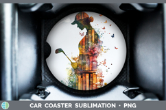 GorgeousBS06 Bookshelf Car Coaster design.