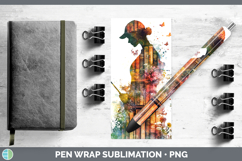 GorgeousBS06 Bookshelf Pen Wrap design.