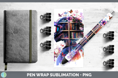 GorgeousBS06 Bookshelf Pen Wrap design.