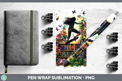GorgeousBS06 Bookshelf Pen Wrap design.