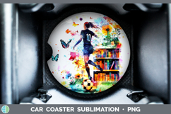 GorgeousBS06 Bookshelf Car Coaster design.