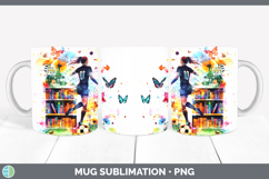 GorgeousBS06 Bookshelf Mug Wrap design.
