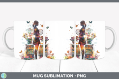GorgeousBS06 Bookshelf Mug Wrap design.