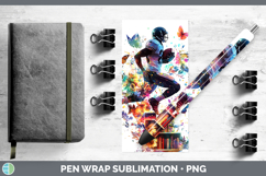 GorgeousBS06 Bookshelf Pen Wrap design.