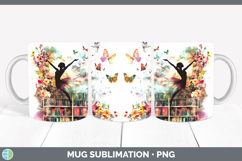 GorgeousBS06 Bookshelf Mug Wrap design.