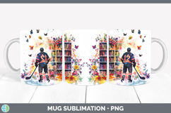 GorgeousBS06 Bookshelf Mug Wrap design.