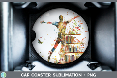 GorgeousBS06 Bookshelf Car Coaster design.