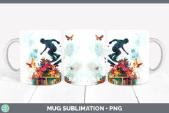 GorgeousBS06 Bookshelf Mug Wrap design.