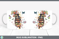 GorgeousBS06 Bookshelf Mug Wrap design.