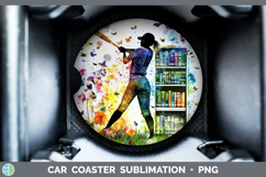 GorgeousBS06 Bookshelf Car Coaster design.