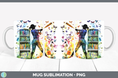 GorgeousBS06 Bookshelf Mug Wrap design.