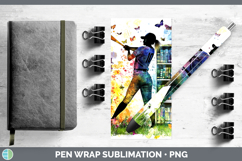 GorgeousBS06 Bookshelf Pen Wrap design.