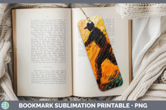 GorgeousBS06 Thick Paint Bookmark design.