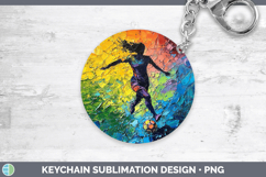 GorgeousBS06 Thick Paint Keychain design.