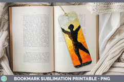 GorgeousBS06 Thick Paint Bookmark design.