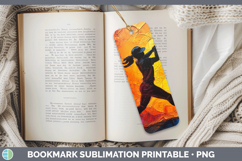 GorgeousBS06 Thick Paint Bookmark design.