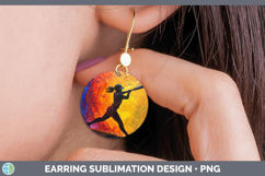 GorgeousBS06 Thick Paint Round Earrings design.