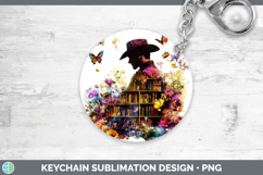 GorgeousBS07 Bookshelf Keychain design.
