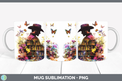 GorgeousBS07 Bookshelf Mug Wrap design.