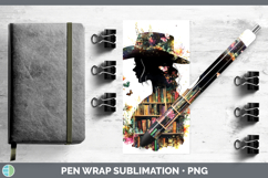 GorgeousBS07 Bookshelf Pen Wrap design.
