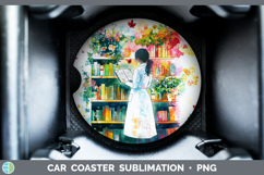 GorgeousBS07 Bookshelf Car Coaster design.