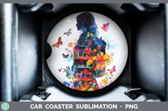 GorgeousBS07 Bookshelf Car Coaster design.