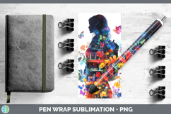 GorgeousBS07 Bookshelf Pen Wrap design.