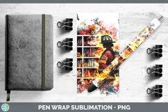 GorgeousBS07 Bookshelf Pen Wrap design.
