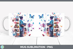 GorgeousBS07 Bookshelf Mug Wrap design.