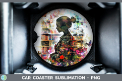 GorgeousBS07 Bookshelf Car Coaster design.