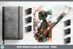 GorgeousBS07 Bookshelf Pen Wrap design.