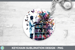 GorgeousBS07 Bookshelf Keychain design.