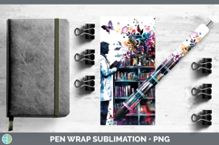 GorgeousBS07 Bookshelf Pen Wrap design.