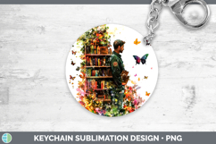 GorgeousBS07 Bookshelf Keychain design.
