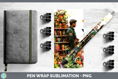 GorgeousBS07 Bookshelf Pen Wrap design.