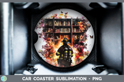 GorgeousBS07 Bookshelf Car Coaster design.