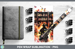 GorgeousBS07 Bookshelf Pen Wrap design.