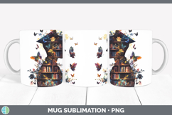 GorgeousBS07 Bookshelf Mug Wrap design.