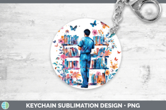 GorgeousBS07 Bookshelf Keychain design.
