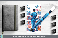 GorgeousBS07 Bookshelf Pen Wrap design.