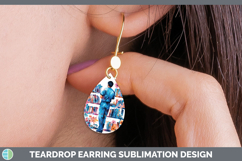GorgeousBS07 Bookshelf Teardrop Earrings design.