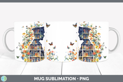 GorgeousBS07 Bookshelf Mug Wrap design.